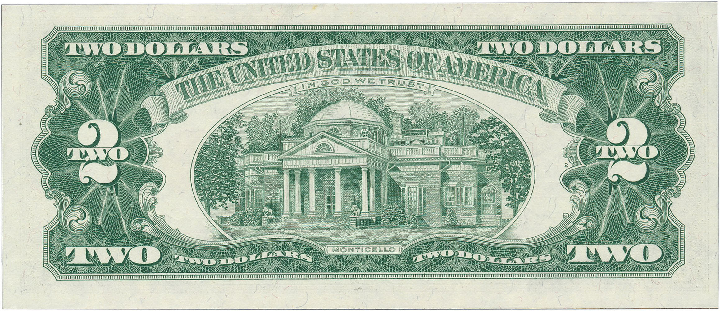 USA 2 dolary 1963, seria AA, czerwona pieczęć